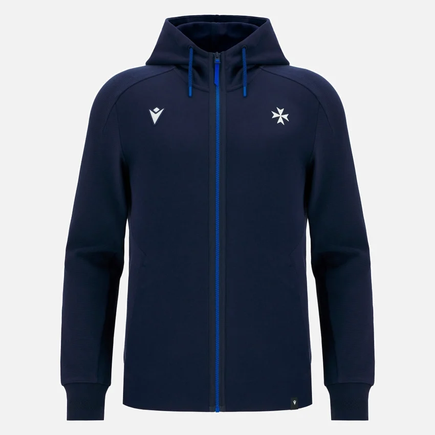 Auxerre 2025/26 Athleisure Camisola de viagem com fecho completo para adultos Auxerre 2025/26 Athleisure Camisola de viagem com fecho completo para adultos