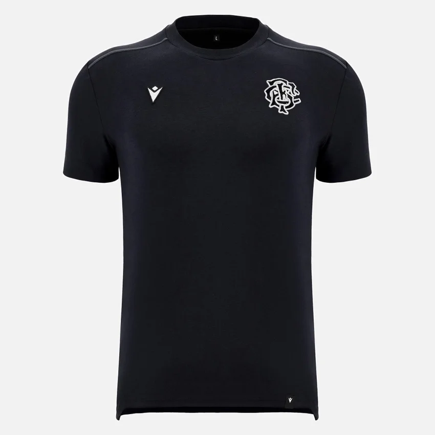 Barbarians 2025/26 T-shirt de viagem preta Barbarians 2025/26 T-shirt de viagem preta