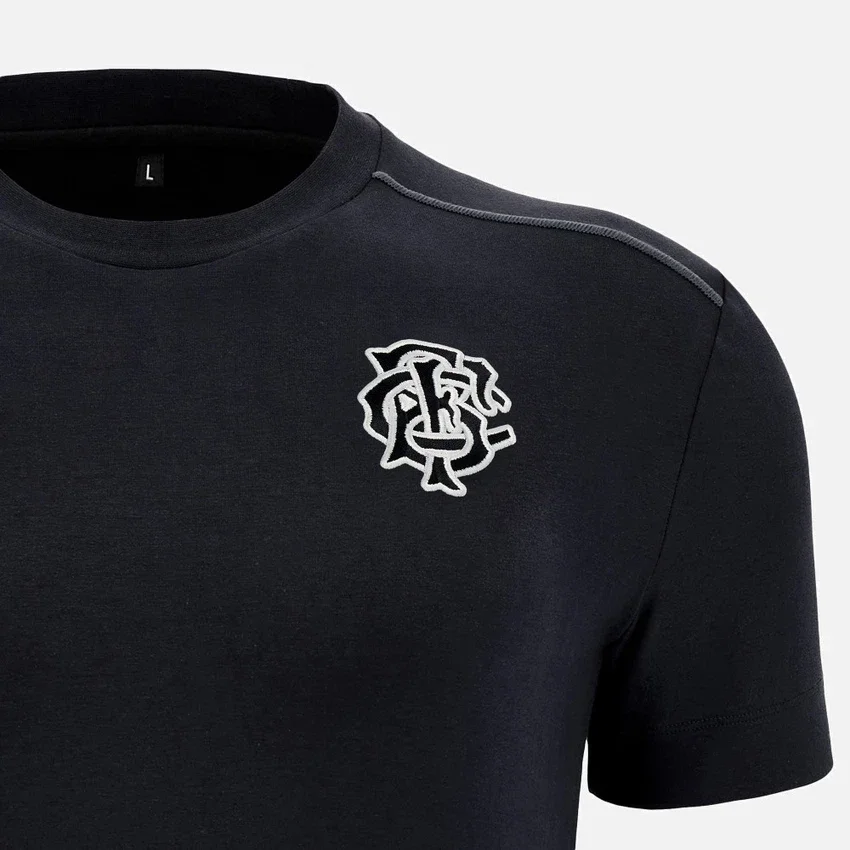 Barbarians 2025/26 T-shirt de viagem preta Barbarians 2025/26 T-shirt de viagem preta