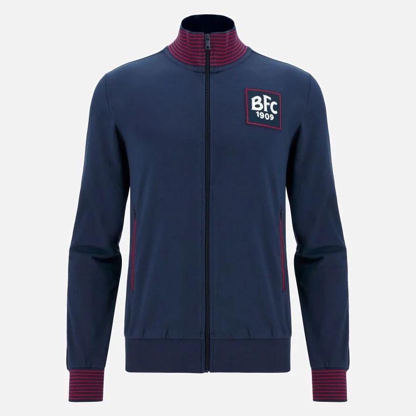 Bologna FC 1909 2025/26 Linha de Fãs para Adultos Camisola com Fecho Completo Bologna FC 1909 2025/26 Linha de Fãs para Adultos Camisola com Fecho Completo