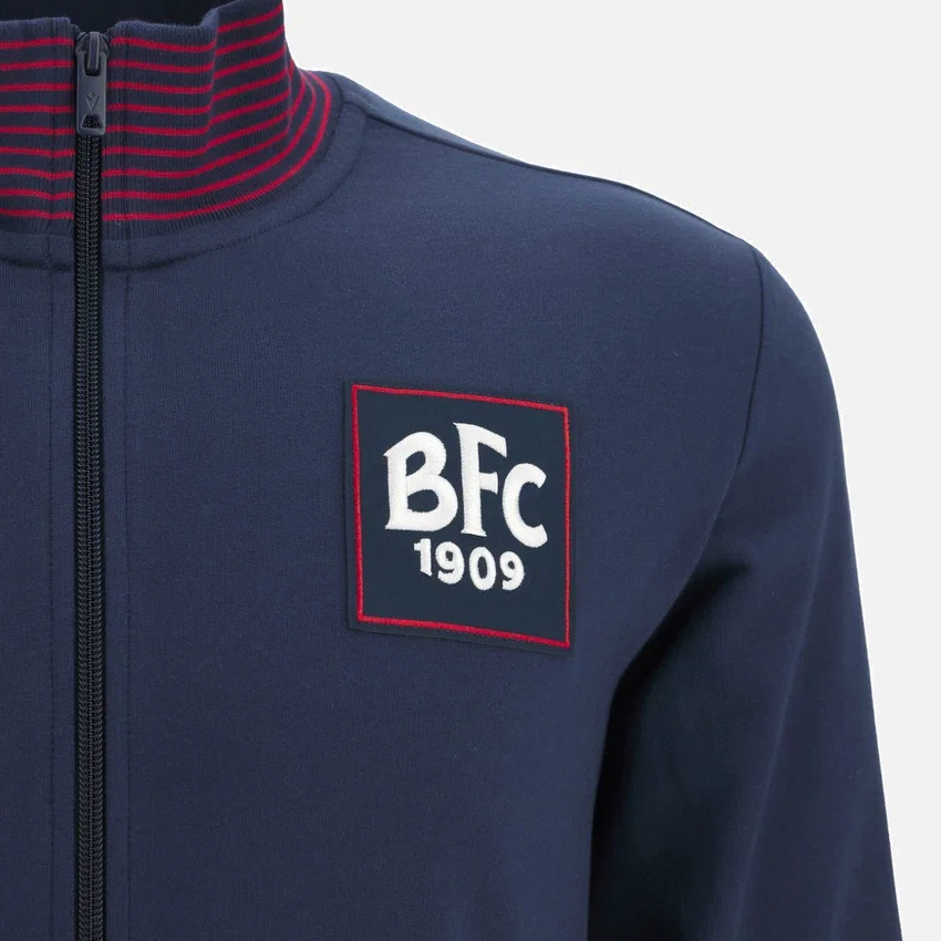 Bologna FC 1909 2025/26 Linha de Fãs para Adultos Camisola com Fecho Completo Bologna FC 1909 2025/26 Linha de Fãs para Adultos Camisola com Fecho Completo