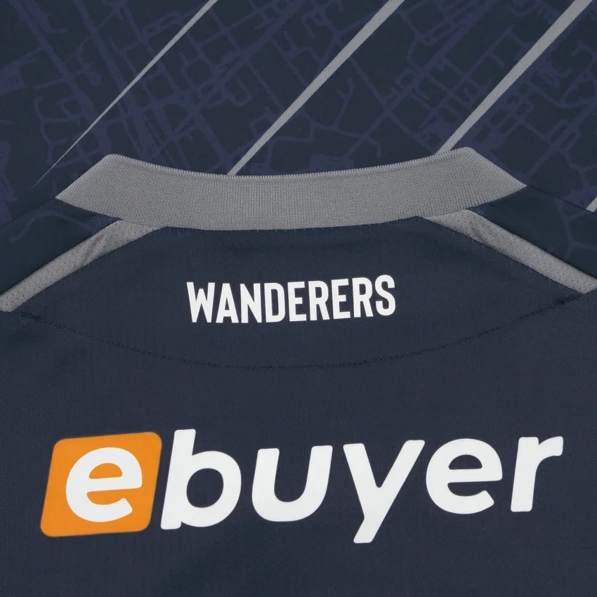 Bolton Wanderers FC 2025/26 Camisolas de jogo fora de casa para adultos Bolton Wanderers FC 2025/26 Camisolas de jogo fora de casa para adultos