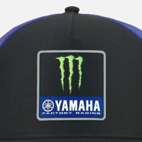 Boné de basebol oficial réplica da equipa Monster Energy Yamaha MotoGP 2026