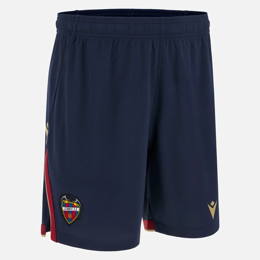 Calções de casa para adultos do Levante UD 2025/26 Calções de casa para adultos do Levante UD 2025/26