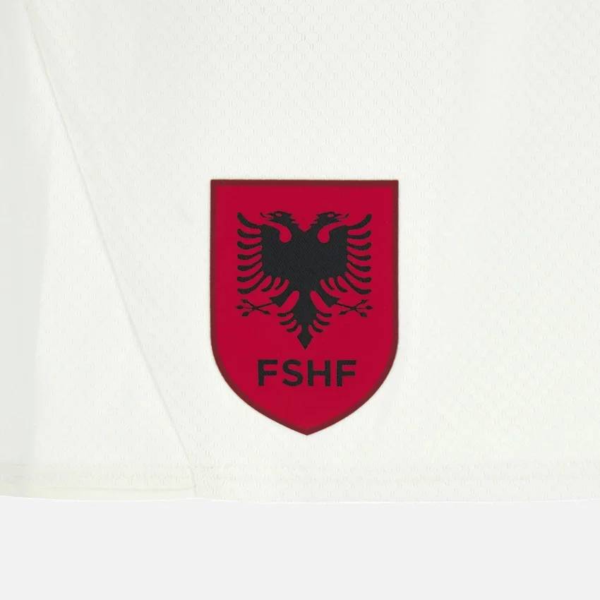 Calções de jogo fora de casa da Seleção Nacional da Albânia FSHF 2026/27 para adultos Calções de jogo fora de casa da Seleção Nacional da Albânia FSHF 2026/27 para adultos