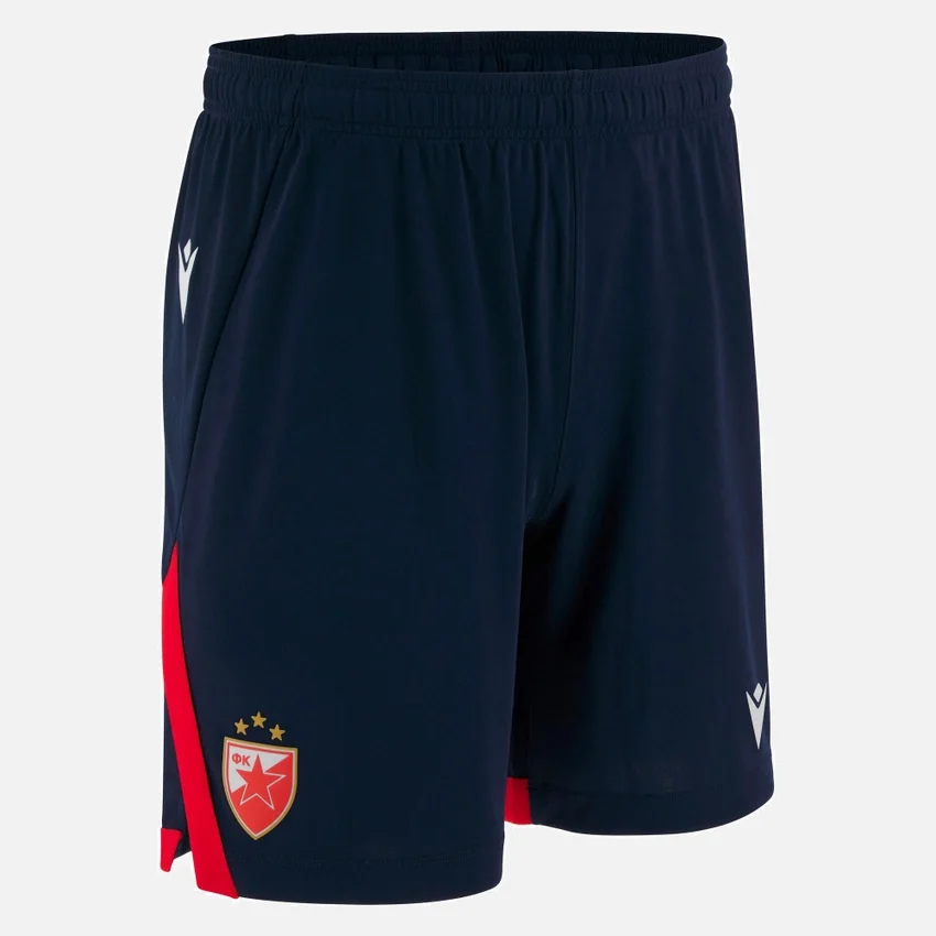 Calções de jogo fora de casa do Red Star Belgrado 2025/26 para adultos Calções de jogo fora de casa do Red Star Belgrado 2025/26 para adultos