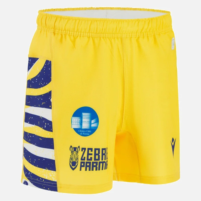 Calções de jogo fora de casa para adultos Zebre Parma 2025/26 Calções de jogo fora de casa para adultos Zebre Parma 2025/26