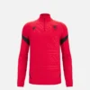 Camisa com 1/4 de fecho da Seleção Nacional da Albânia FSHF 2026/27 Júnior Tops Camisa com 1/4 de fecho da Seleção Nacional da Albânia FSHF 2026/27 Júnior Tops