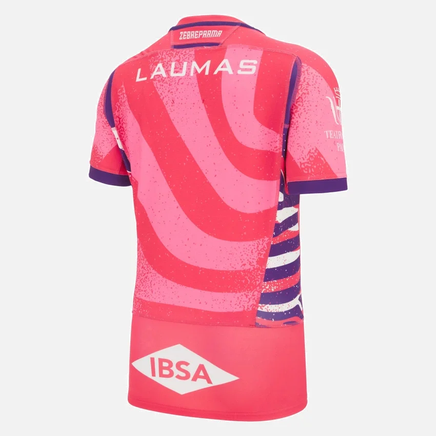 Camisas autênticas de jogo nº 3 para adulto do Zebre Parma 2025/26 Camisas autênticas de jogo nº 3 para adulto do Zebre Parma 2025/26