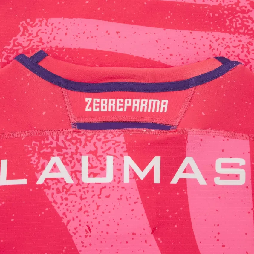 Camisas autênticas de jogo nº 3 para adulto do Zebre Parma 2025/26 Camisas autênticas de jogo nº 3 para adulto do Zebre Parma 2025/26