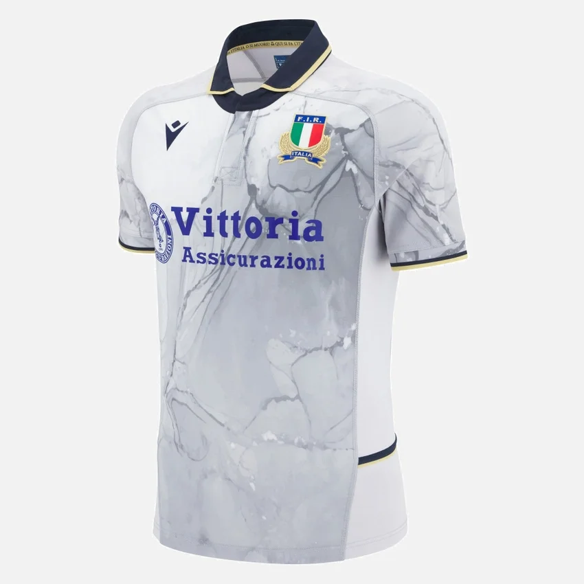 Camisas Autênticas de Visitante para Adultos Italia Rugby 2025/26 Camisas Autênticas de Visitante para Adultos Italia Rugby 2025/26