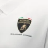 Camisas Brancas Femininas Automobili Lamborghini Squadra Corse Camisas Brancas Femininas Automobili Lamborghini Squadra Corse