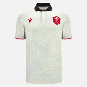 Camisas de algodão fora de casa do Welsh Rugby 2025/26