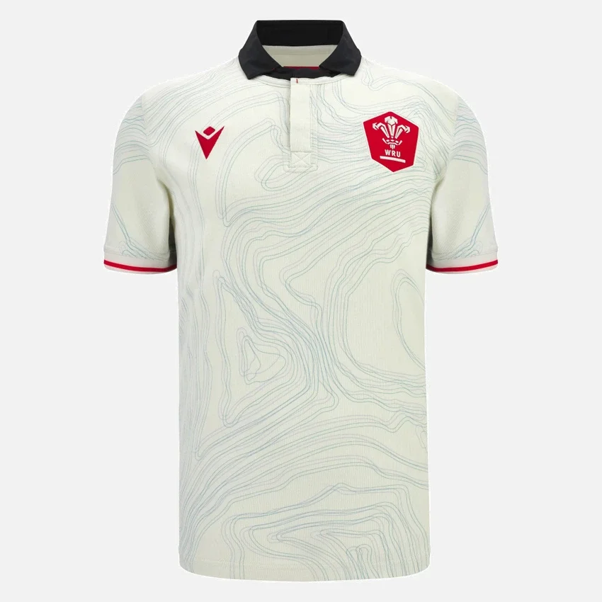 Camisas de algodão fora de casa do Welsh Rugby 2025/26 Camisas de algodão fora de casa do Welsh Rugby 2025/26