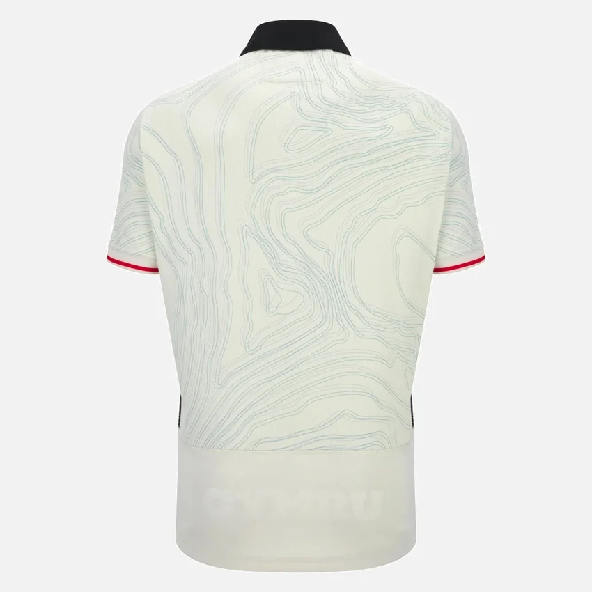 Camisas de algodão fora de casa do Welsh Rugby 2025/26 Camisas de algodão fora de casa do Welsh Rugby 2025/26