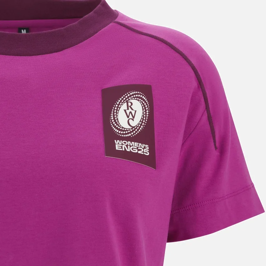 Camisas de algodão para adultos «Athleisure» da Copa do Mundo de Rúgbi Feminino 2025 Camisas de algodão para adultos «Athleisure» da Copa do Mundo de Rúgbi Feminino 2025