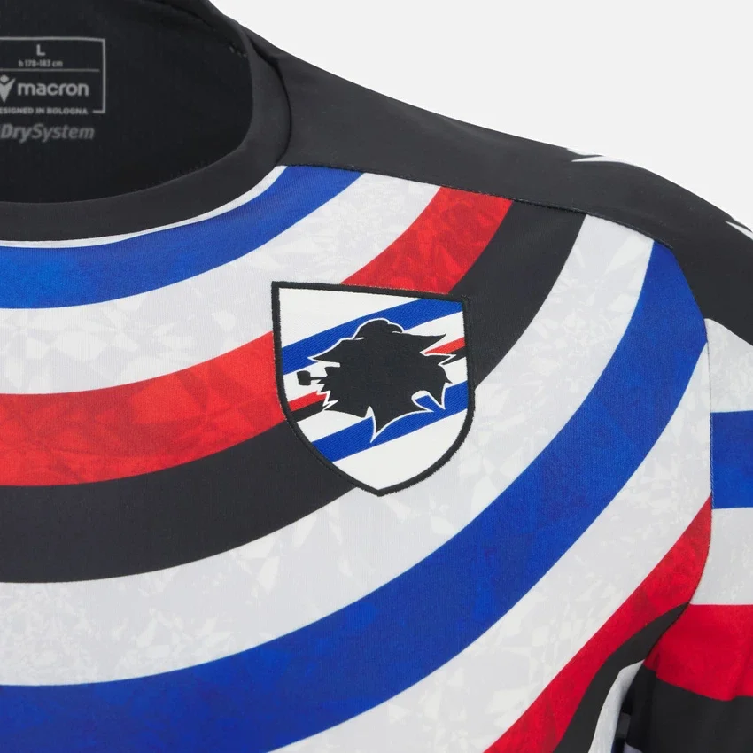 Camisas de aquecimento para adultos da U.C. Sampdoria 2025/26 Camisas de aquecimento para adultos da U.C. Sampdoria 2025/26
