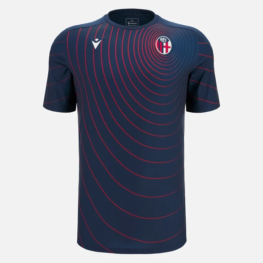 Camisas de aquecimento para adultos do Bologna FC 1909 2025/26 Camisas de aquecimento para adultos do Bologna FC 1909 2025/26