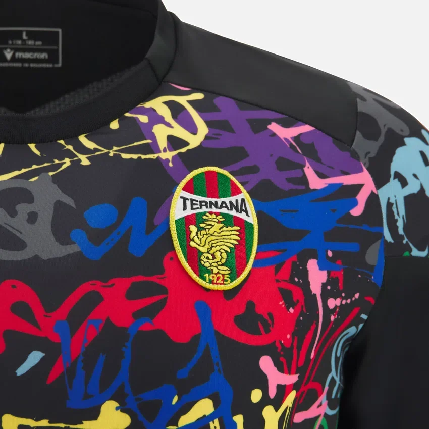 Camisas de aquecimento para adultos do Ternana Calcio 2025/26 Camisas de aquecimento para adultos do Ternana Calcio 2025/26