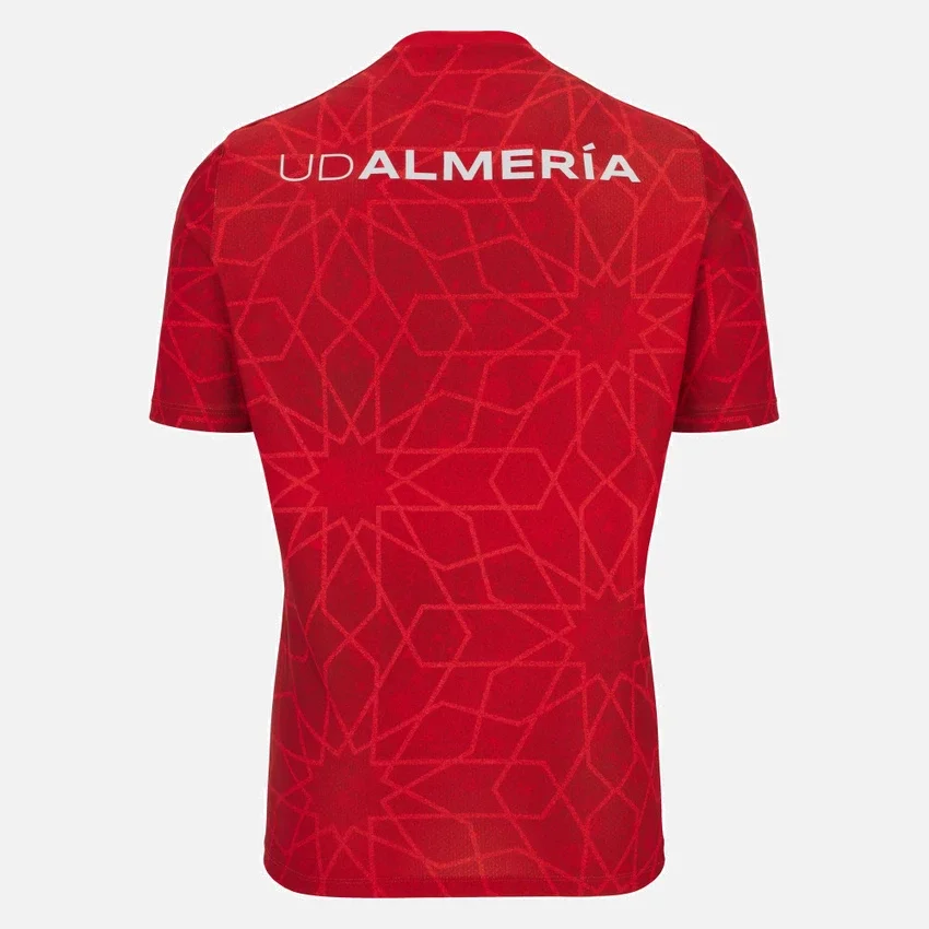 Camisas de aquecimento para adultos do UD Almeria 2025/26 Camisas de aquecimento para adultos do UD Almeria 2025/26