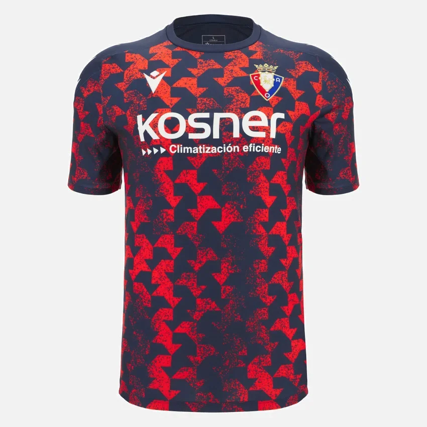 Camisas de aquecimento para adultos Osasuna 2025/26 Camisas de aquecimento para adultos Osasuna 2025/26