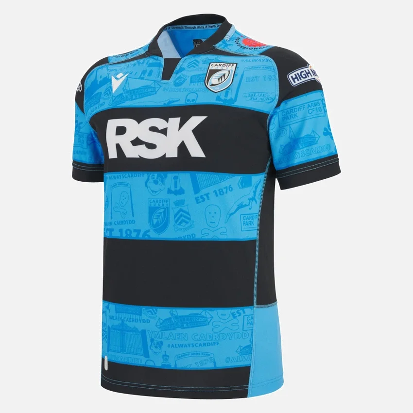 Camisas de casa do Cardiff Rugby 2025/26 Camisas de casa do Cardiff Rugby 2025/26