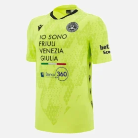 Camisas de guarda-redes para casa do Udinese Calcio 2025/26 para adultos Camisas de guarda-redes para casa do Udinese Calcio 2025/26 para adultos