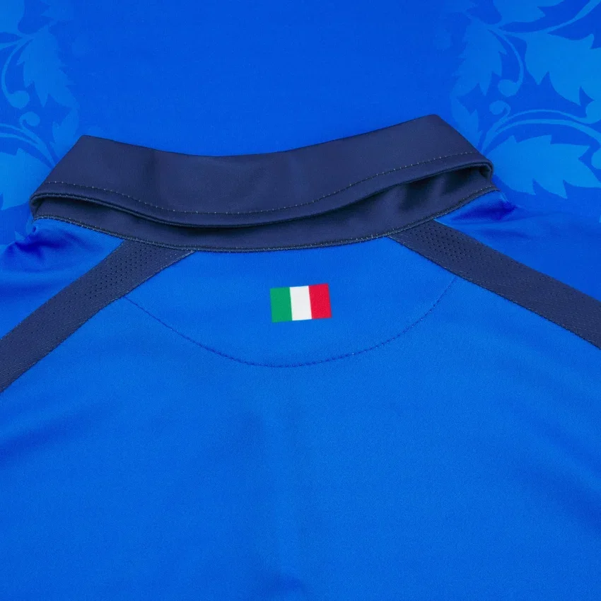 Camisas de jogo com manguitos da Federação Italiana de Críquete para o Campeonato do Mundo de 2026 Camisas de jogo com manguitos da Federação Italiana de Críquete para o Campeonato do Mundo de 2026