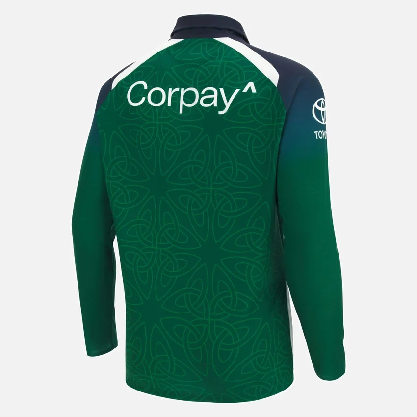 Camisas de jogo de manguitos compridos da Seleção de Críquete da Irlanda 2026/28 ODI Camisas de jogo de manguitos compridos da Seleção de Críquete da Irlanda 2026/28 ODI