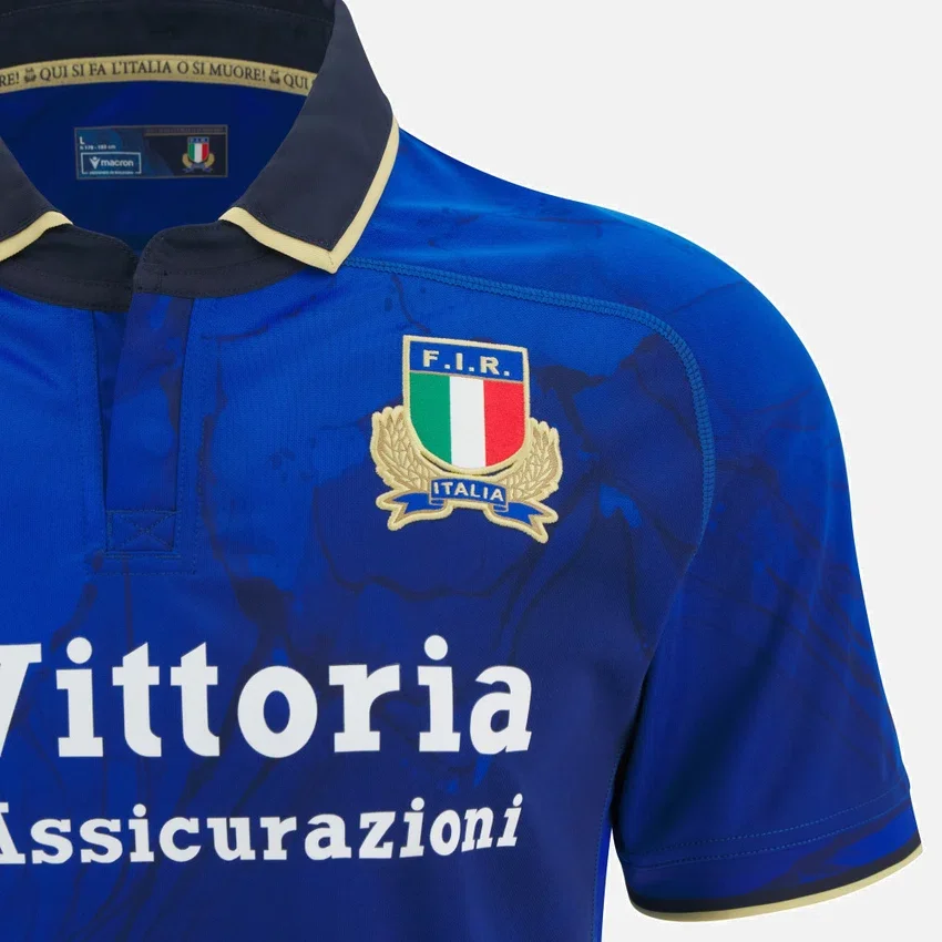 Camisas de jogo em casa da Italia Rugby 2025/26 para adultos Camisas de jogo em casa da Italia Rugby 2025/26 para adultos