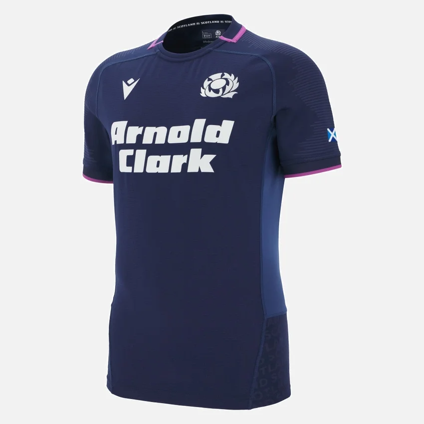 Camisas de jogo em casa da Scottish Rugby 2025/26 Camisas de jogo em casa da Scottish Rugby 2025/26