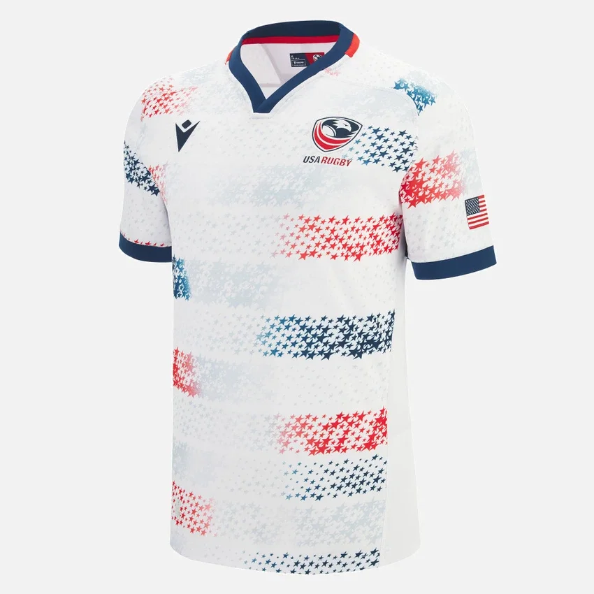 Camisas de jogo em casa da USA Rugby 2025/26 para adultos Camisas de jogo em casa da USA Rugby 2025/26 para adultos