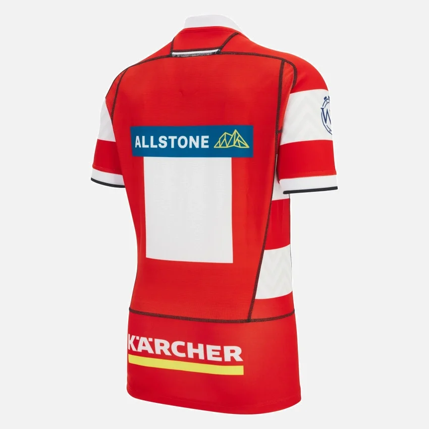 Camisas de jogo em casa do Gloucester Rugby 2025/26 Camisas de jogo em casa do Gloucester Rugby 2025/26