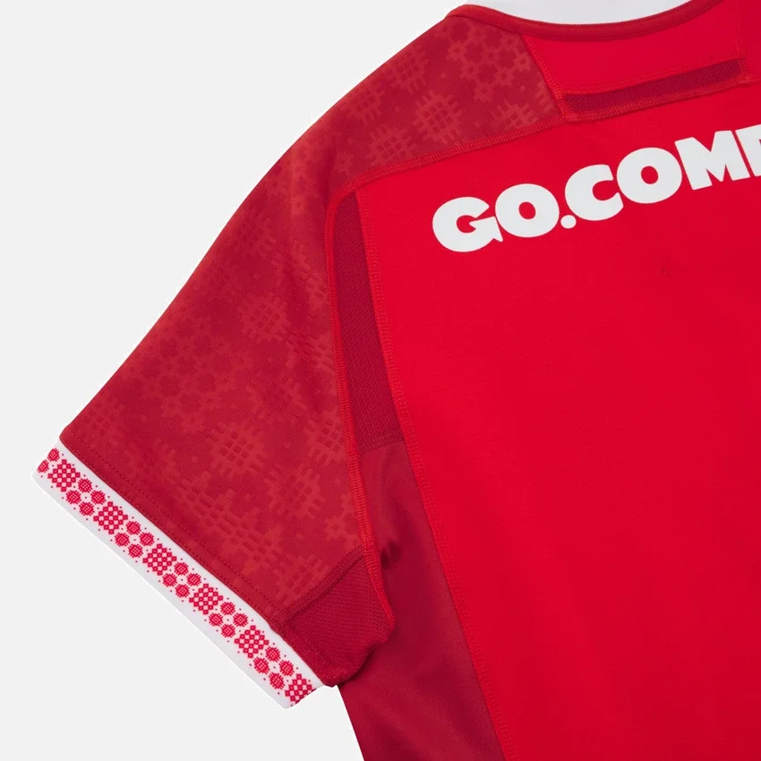 Camisas de jogo em casa do Welsh Rugby 2025/26 Camisas de jogo em casa do Welsh Rugby 2025/26