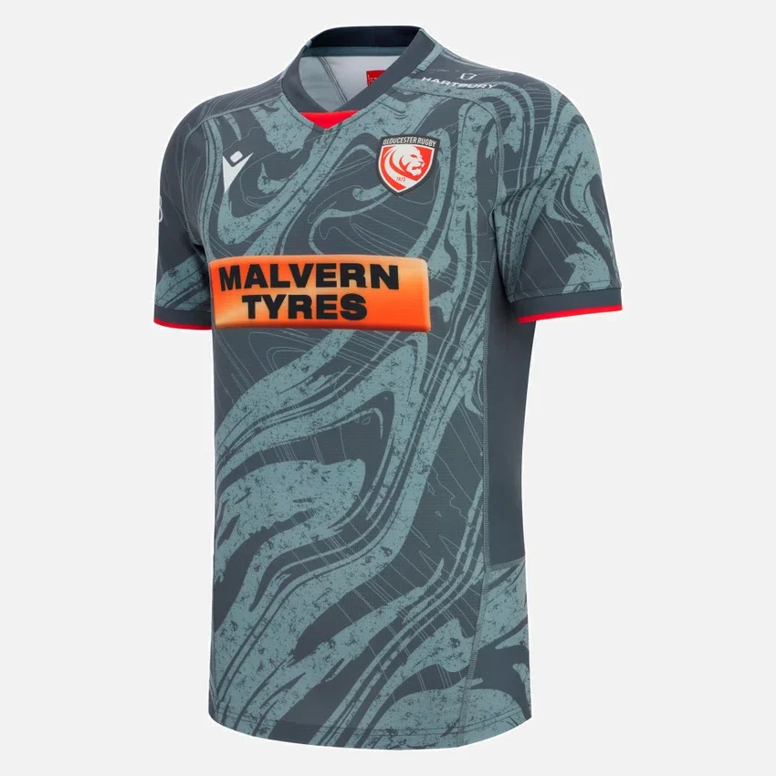 Camisas de Jogo Euro 2025/26 do Gloucester Rugby Camisas de Jogo Euro 2025/26 do Gloucester Rugby