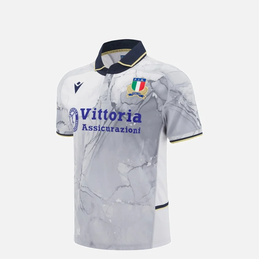 Camisas de jogo fora de casa da Italia Rugby 2025/26 para juniores Camisas de jogo fora de casa da Italia Rugby 2025/26 para juniores