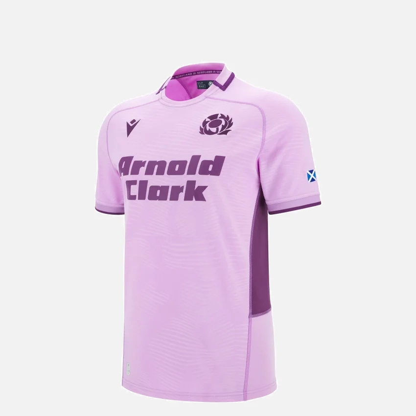 Camisas de jogo fora de casa da seleção júnior de râguebi da Escócia 2025/26 Camisas de jogo fora de casa da seleção júnior de râguebi da Escócia 2025/26