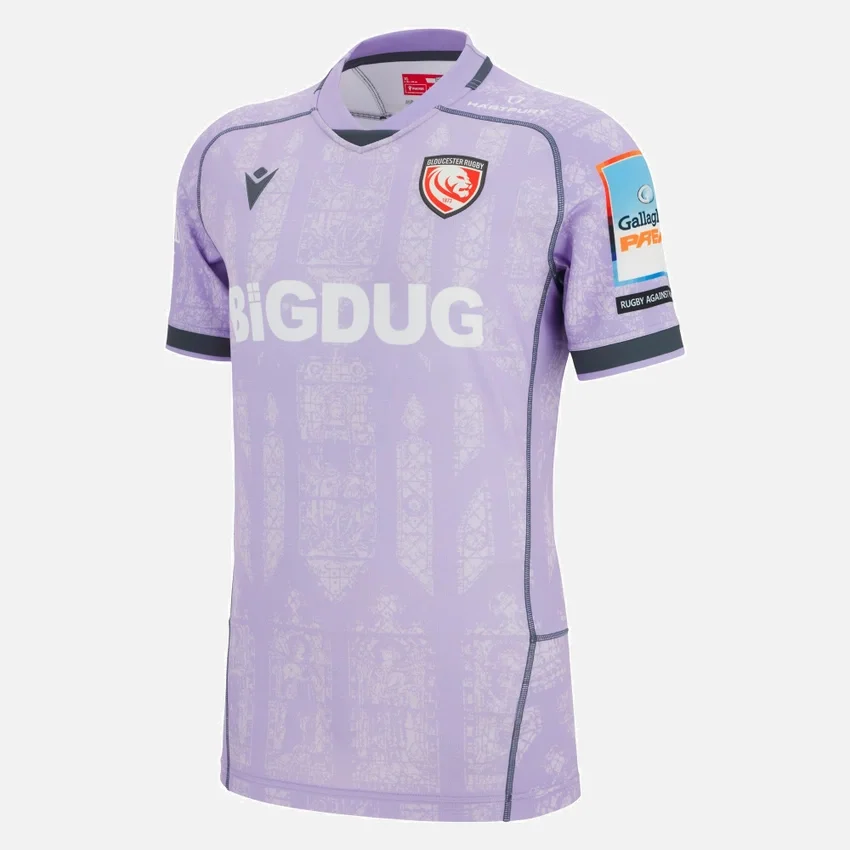 Camisas de jogo fora de casa do Gloucester Rugby 2025/26 Camisas de jogo fora de casa do Gloucester Rugby 2025/26