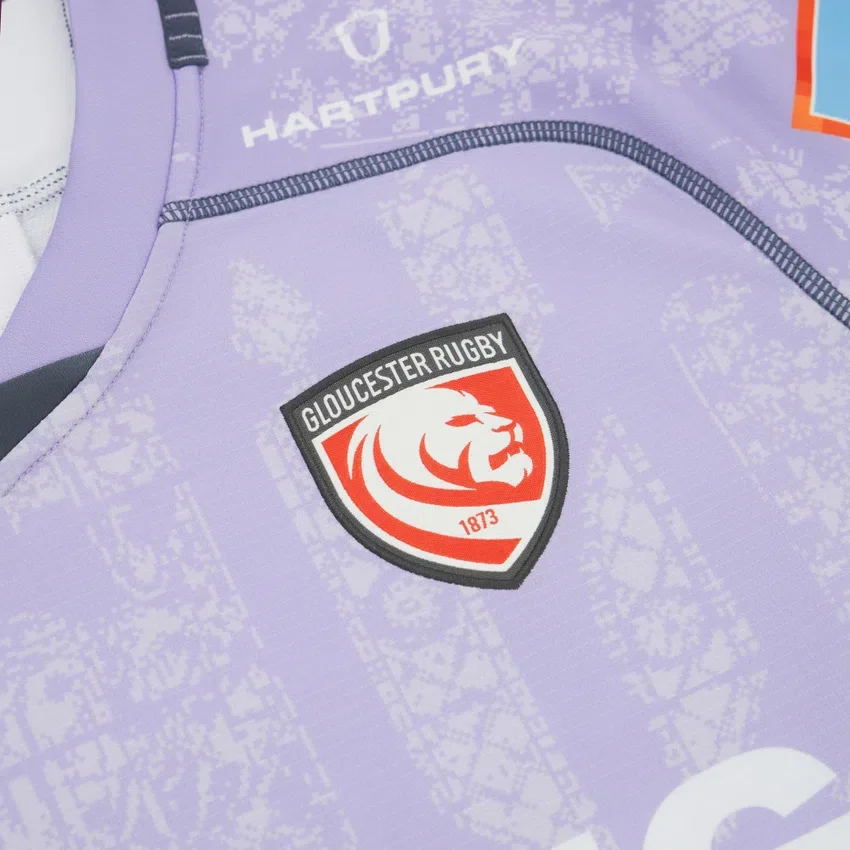 Camisas de jogo fora de casa do Gloucester Rugby 2025/26 Camisas de jogo fora de casa do Gloucester Rugby 2025/26