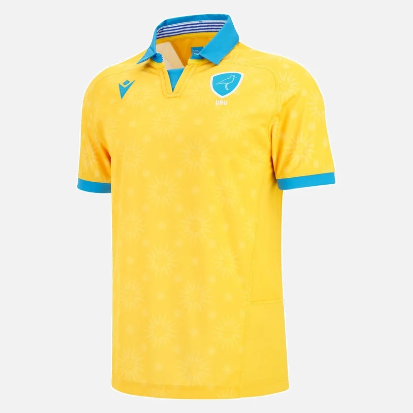 Camisas de jogo fora de casa do Uruguai Rugby 2025/26 para adultos Camisas de jogo fora de casa do Uruguai Rugby 2025/26 para adultos
