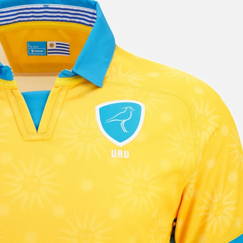 Camisas de jogo fora de casa do Uruguai Rugby 2025/26 para adultos Camisas de jogo fora de casa do Uruguai Rugby 2025/26 para adultos