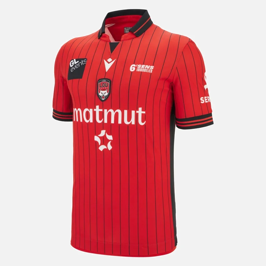 Camisas de jogo fora de casa Lou Rugby 2025/26 para adultos Camisas de jogo fora de casa Lou Rugby 2025/26 para adultos