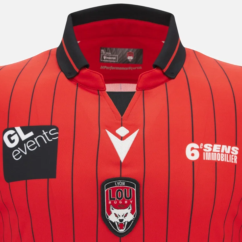 Camisas de jogo fora de casa Lou Rugby 2025/26 para adultos Camisas de jogo fora de casa Lou Rugby 2025/26 para adultos