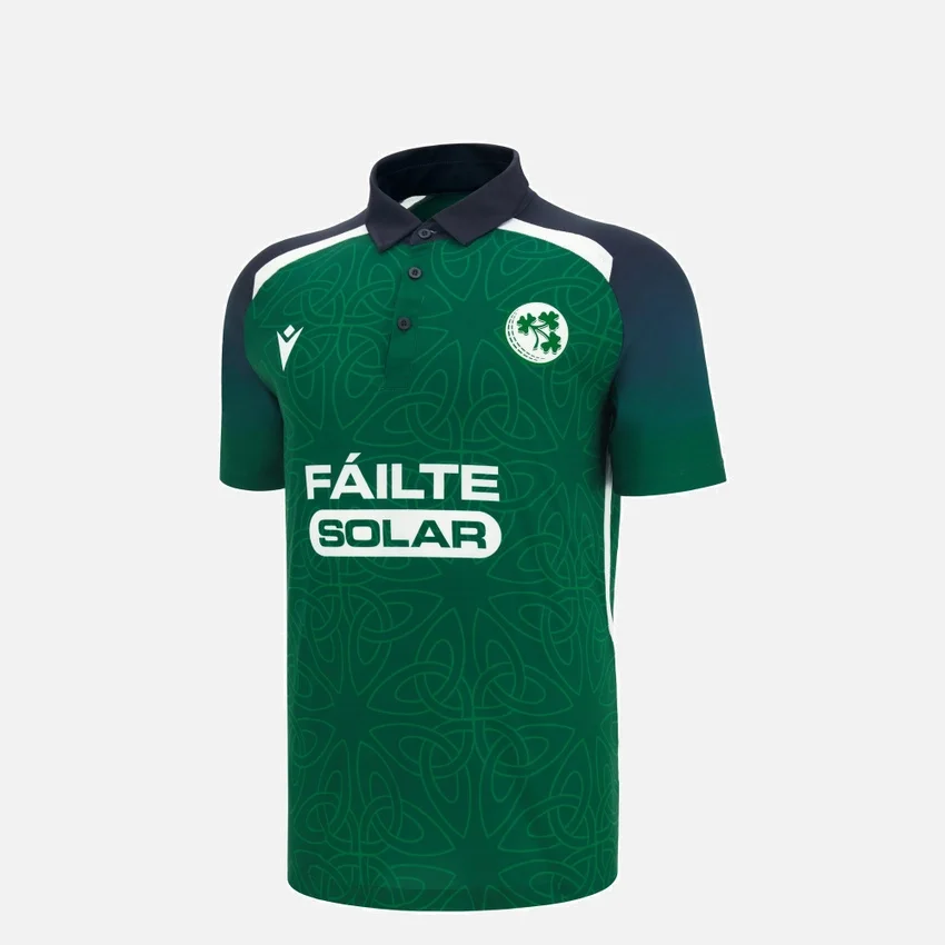 Camisas de jogo júnior da seleção de críquete da Irlanda 2026/28 ODI Camisas de jogo júnior da seleção de críquete da Irlanda 2026/28 ODI