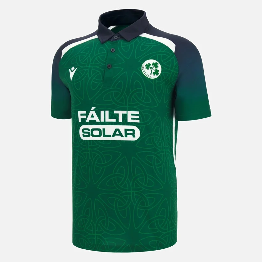 Camisas de jogo ODI da Seleção de Críquete da Irlanda 2026/28 Camisas de jogo ODI da Seleção de Críquete da Irlanda 2026/28
