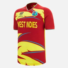 Camisas de jogo T-20 da Seleção de Críquete das Índias Ocidentais para o Mundial de 2026 Camisas de jogo T-20 da Seleção de Críquete das Índias Ocidentais para o Mundial de 2026