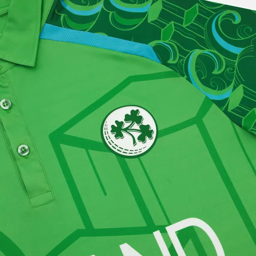 Camisas de jogo T-20 Júnior da Seleção de Críquete da Irlanda para o Mundial de 2026 Camisas de jogo T-20 Júnior da Seleção de Críquete da Irlanda para o Mundial de 2026