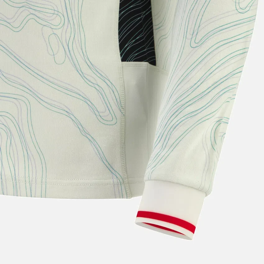 Camisas de manguitos longos para jogos fora de casa da seleção de râguebi do País de Gales 2025/26 Camisas de manguitos longos para jogos fora de casa da seleção de râguebi do País de Gales 2025/26
