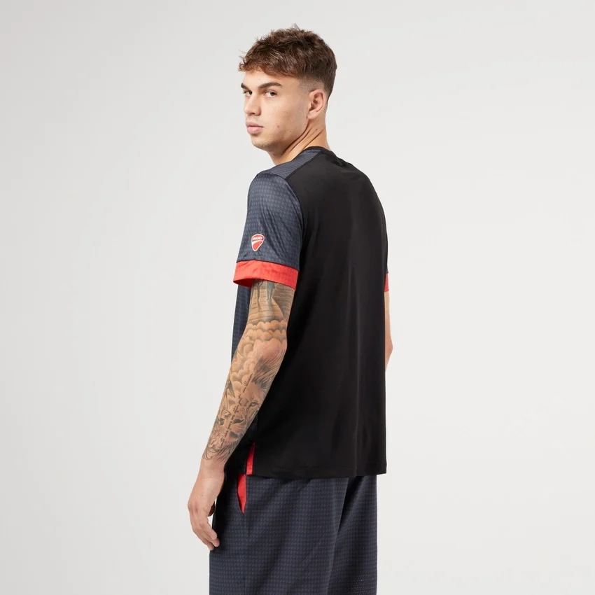 Camisas de padel preta Macron X Ducati Camisas de padel preta Macron X Ducati