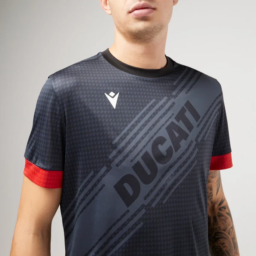 Camisas de padel preta Macron X Ducati Camisas de padel preta Macron X Ducati
